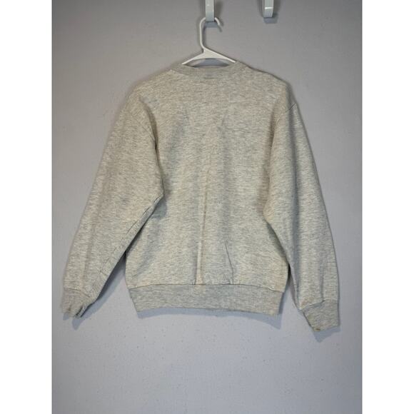 Vintage Wrestling Sweatshirt Mens Small Gray Jerzees Crewneck 90s - Picture 5 of 6